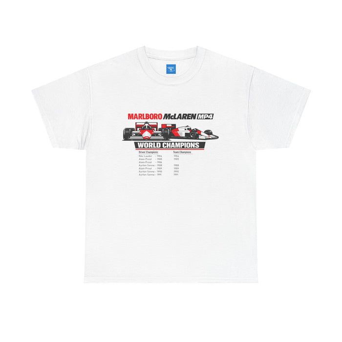 80s McLaren Formula One Racing Tee — Classic Retro Motorsport T-Shirt