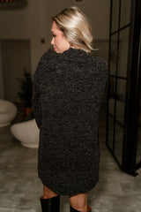 Sophie Black Mini Sweater Dress