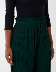 Wide Leg Pleated Trousers