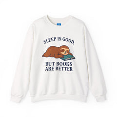 Cozy Book Lover Sweatshirt, Reading is Life, Bookworm Gift, Book Club Apparel, Literary Vibes Jumper