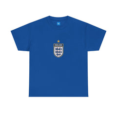 England Football World Cup Tee — 3 Lions Soccer Shirt