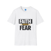 Faith Over Fear T-Shirt — Inspirational Christian Message Tee