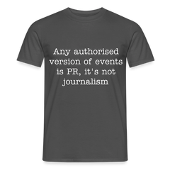 George Orwell Quote T-Shirt - charcoal grey