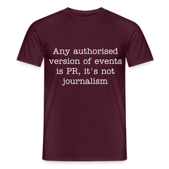 George Orwell Quote T-Shirt - brick red