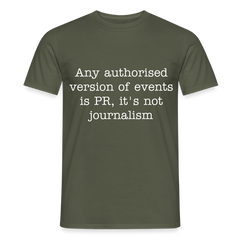 George Orwell Quote T-Shirt - military green