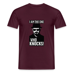 I am the one who knocks T-shirt - brick red