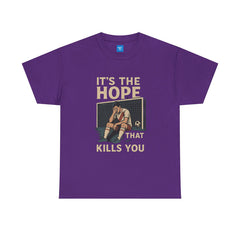 "It's the Hope That Kills You" Football Tee — Ted Lasso Inspired Shirt