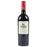 Wine bottle with 'Les Volets' label on a white background
