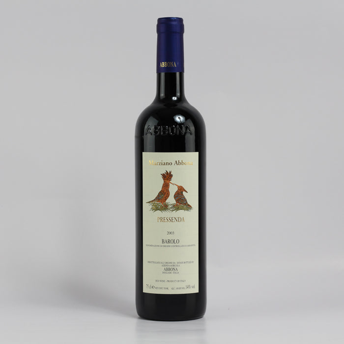 Marziano Abbona Barolo Pressenda DOCG 2003