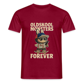 OldSkool Monsters T-shirt - brick red