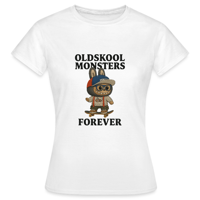 Oldskool Monsters T-shirt - white