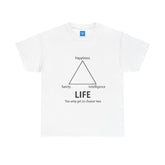 Philosophical Unisex Tee, Quote T-Shirt, Inspirational Graphic Shirt, Mindful Clothing, Wisdom Top