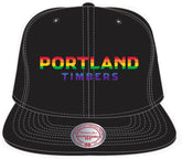PORTLAND TIMBERS FC 950 PRIDE SNAPBACK HAT