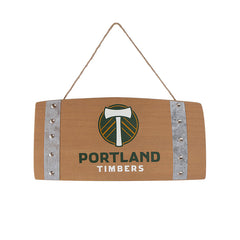 PORTLAND TIMBERS FC BARREL SLAT SIGN