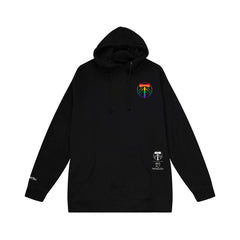 PORTLAND TIMBERS FC MEN'S LONG SLEEVE PRIDE STACKED HOODIE