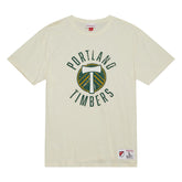 PORTLAND TIMBERS FC MEN'S SHORT SLEEVE CREAM RETRO TEE