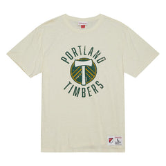 PORTLAND TIMBERS FC MEN'S SHORT SLEEVE CREAM RETRO TEE