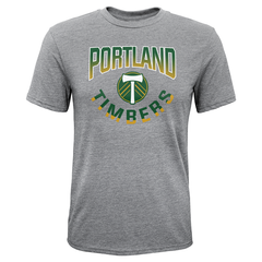 PORTLAND TIMBERS FC YOUTH FADE TRI-BLEND SHORT SLEEVE TEE