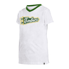 PORTLAND TIMBERS FC YOUTH GIRL'S SHORT SLEEVE FLAG TEE