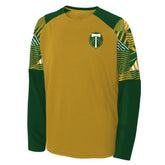 PORTLAND TIMBERS FC YOUTH LONG SLEEVE GRIDIRON TEE