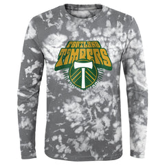 PORTLAND TIMBERS FC YOUTH LONG SLEEVE TIE DYE TEE