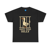 Silly Goose T-Shirt, Funny Animal Tee, Unisex Cotton Shirt, Hilarious Bird Top, Comical Graphic Tee
