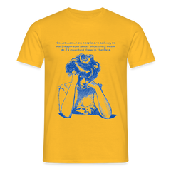 Sometimes I wonder T-shirt - yellow