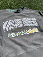 TIMBERS FC LADIES LONG SLEEVE CREW CROP TOP