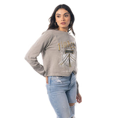 TIMBERS FC LADIES LONG SLEEVE CROP TEE