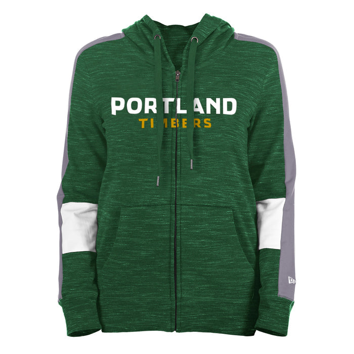 TIMBERS FC LADIES LONG SLEEVE SKETCH ZIP UP