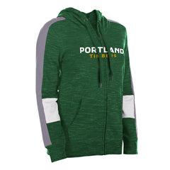 TIMBERS FC LADIES LONG SLEEVE SKETCH ZIP UP