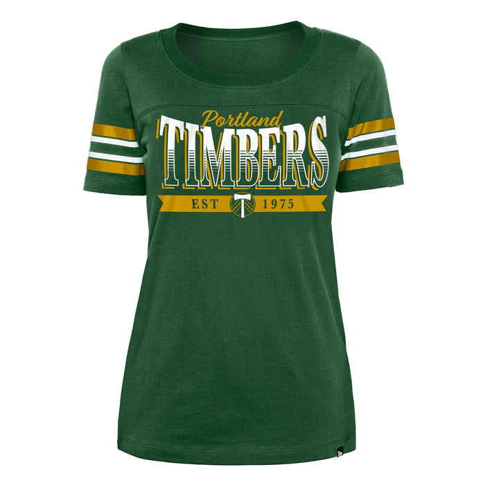 TIMBERS FC LADIES SHORT SLEEVE ATHLETIC TEE
