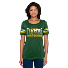 TIMBERS FC LADIES SHORT SLEEVE ATHLETIC TEE