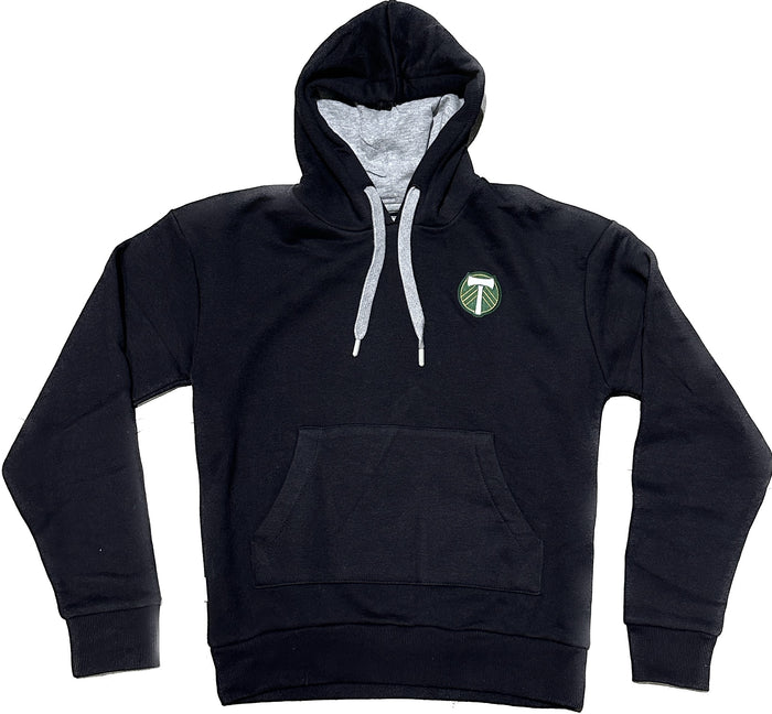 TIMBERS FC LADIES 'VICTORY' BLACK PULLOVER HOODIE