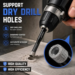 🔥🔧 LAST DAY 50% OFF– 6PCS Diamond Drill Bit Set for Clean, Precise Tile, Glass & Granite Drilling! 💎✨