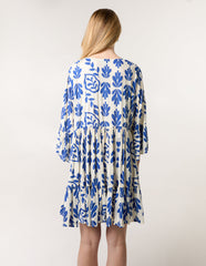 Tie Front Smock Dress