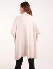 Stand Neck Big Cable Jumper