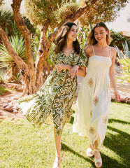Shirred Maxi Dress