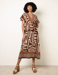 Dress With Abstract Print