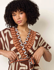 Dress With Abstract Print