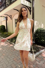 Aurora Rose Multi Floral Mini Dress