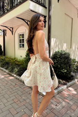 Aurora Rose Multi Floral Mini Dress