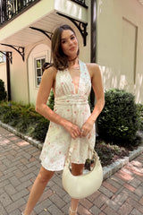 Aurora Rose Multi Floral Mini Dress