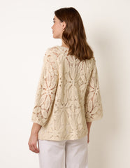 Crochet Tie Front Cardigan
