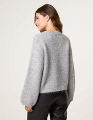 Flower Embellished Jumper