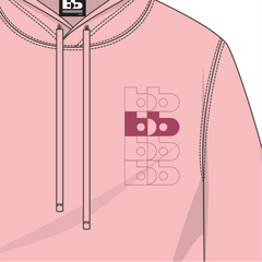 BB LOGO CROPPED HOODIE