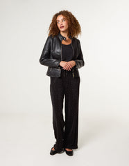 Rhinestone Detailed Trousers
