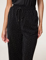 Rhinestone Detailed Trousers