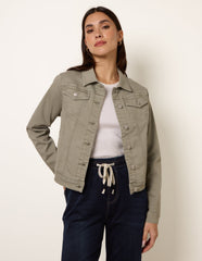 Stretch Denim Jacket