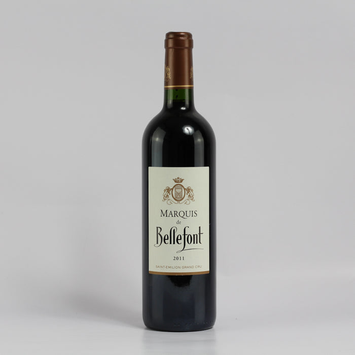 Chateau Bellefont-Belcier, 'Marquis de Bellefont'Saint Emilion Grand Cru 2011